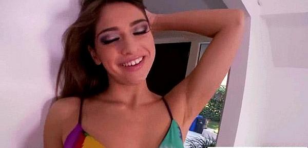  Alone Teen Girl (sara luv) On Camera Masturbates With Dildos mov-24
